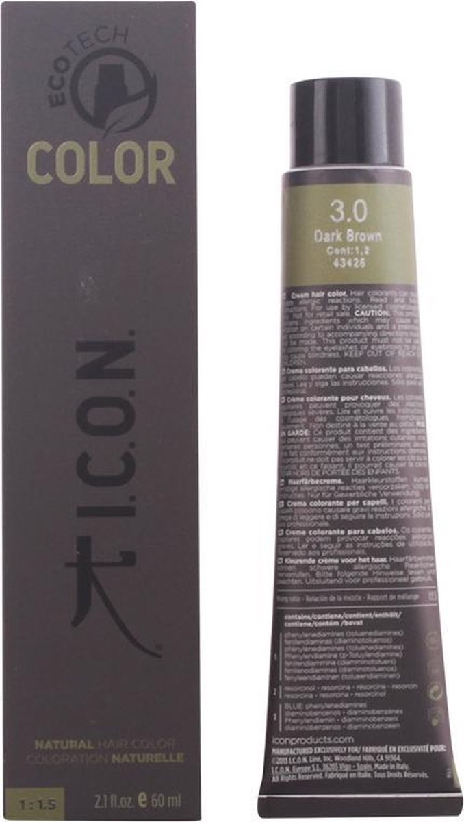 Dye No Ammonia Ecotech Color I.c.o.n. Nº 9.0-rubio muy claro 60 ml