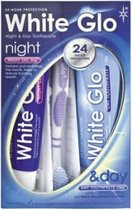 White Glo Set - Night & Day Toothpaste 65Ml + Gel For The Night 65Ml + Toothbrush