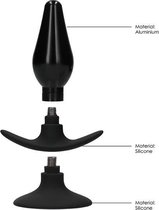 Shots - Ouch! | Interchangeable Butt Plug Set - Pointed Medium - Black