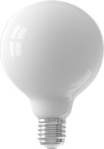 CALEX - LED Lamp - Globe - Filament G95 - E27 Fitting - Dimbaar - 6W - Warm Wit 2700K - Mat Wit - BSE