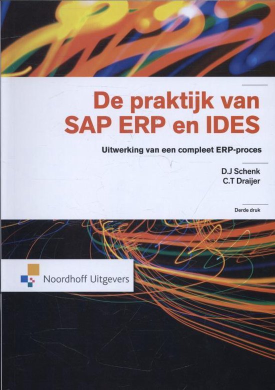 Cover van het boek 'De praktijk van SAP ERP en IDES'