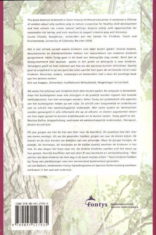 Fontys Reeks Educatief 12 - Laat ze buiten spelen
