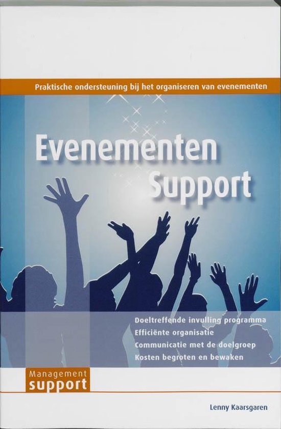 Cover van het boek 'Evenementen support / druk 1' van Lenny Kaarsgaren