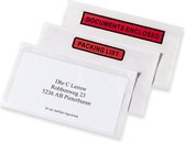 Paklijst/plakzak enveloppen dinlong - Transparant  per 1000 stuks