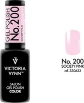Gellak Victoria Vynn™ Gel Nagellak - Salon Gel Polish Color 200 - 8 ml. - Society Pink