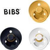 BIBS Fopspeen - Maat 2 (6-18 maanden) - 3 stuks - Honey Bee, Dark Denim, White