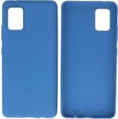 BackCover Hoesje Color Telefoonhoesje voor Samsung Galaxy A71 5G Navy