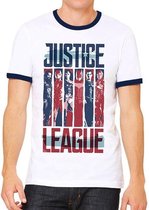 JUSTICE LEAGUE MOVIE - T-Shirt Strips (XXL)