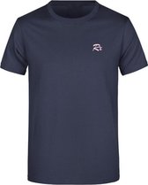RiX Heren T-shirt Mason Navy Pink - S