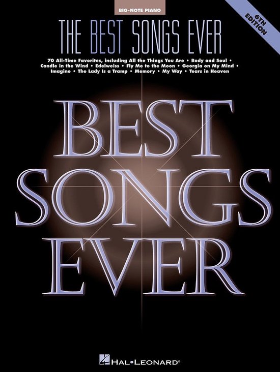 The Best Songs Ever (Songbook) - cover