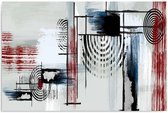 Schilderij - Spiraal in abstract, 1 deel