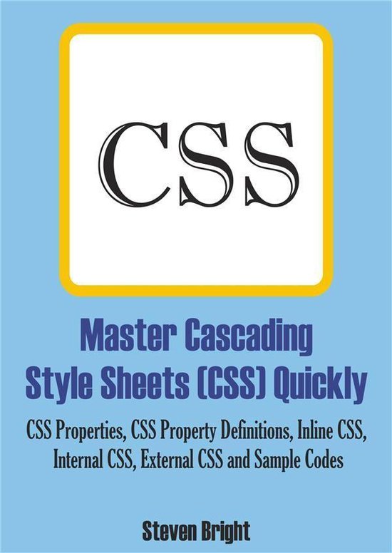Master Cascading Style Sheets (CSS) Quickly - cover