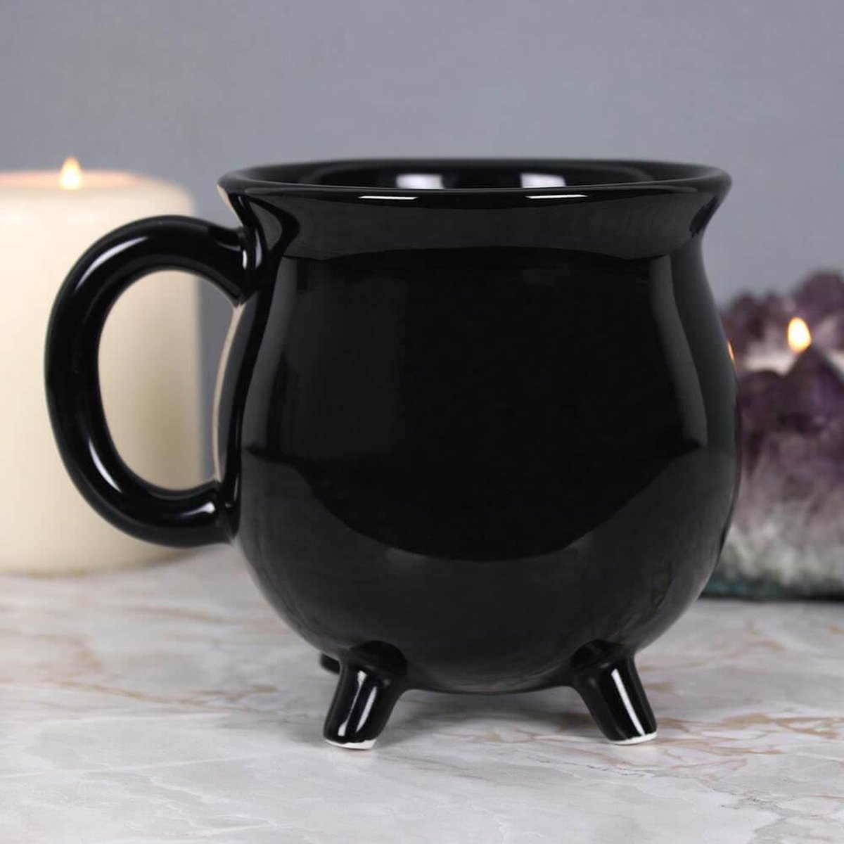 Something Different Mok/beker heksenketel Zwart blank Witches Brew