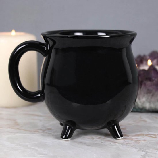 Something Different Mok/beker heksenketel Zwart blank Witches Brew