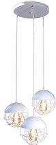 MINERVA Hanglamp E27 3x Wit
