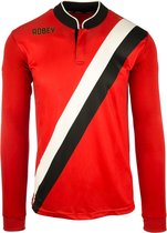 Robey Shirt Anniversary LS - Voetbalshirt - Red/White/Black - Maat XXXL
