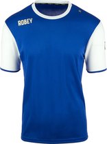 Robey Shirt Icon - Voetbalshirt - Royal Blue/White Sleeve - Maat XL