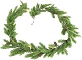 Decostar Kerstslinger Cosima Led 150 Cm Zijde Groen