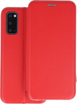Slim Folio Case - Book Case Telefoonhoesje - Folio Flip Hoesje - Geschikt voor Samsung Galaxy S20 - Rood