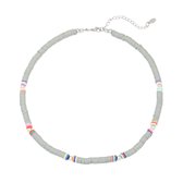 Ketting Surf met kraal Surf babe | Grijs