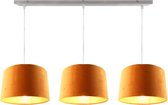 Olucia Bobbie - Hanglamp - Goud/Oranje - E27