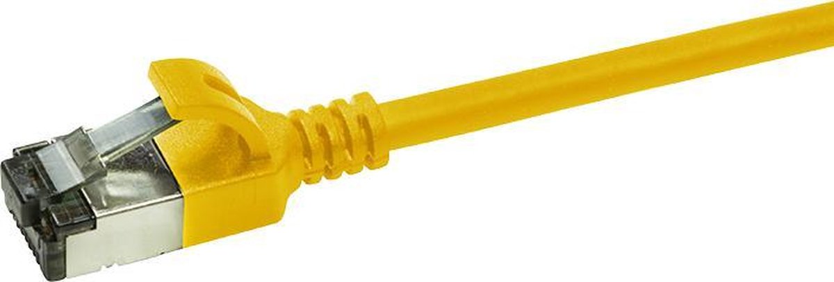 LogiLink CQ9027S netwerkkabel Cat6a 0,5m geel