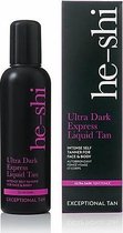 Ultra Dark Express Liquid Tan - Zelfbruiner voor de gevoelige huid - Vegan - 100% strepenvrij en vlekkenvrij -Parabeenvrij - snel drogend