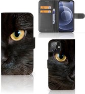 Telefoonhoesje iPhone 12 | 12 Pro (6.1") Beschermhoesje Zwarte Kat