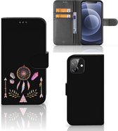 Smartphone Hoesje iPhone 12 | 12 Pro (6.1") Book Style Case Boho Dreamcatcher