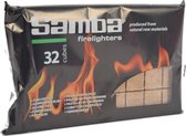 Aanmaakblokjes - Fire - Vuur - BBQ - Flame - 32 stuks - Samba - Goedkoop - barbecue