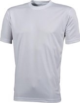 James and Nicholson - Heren Active T-Shirt (Wit)