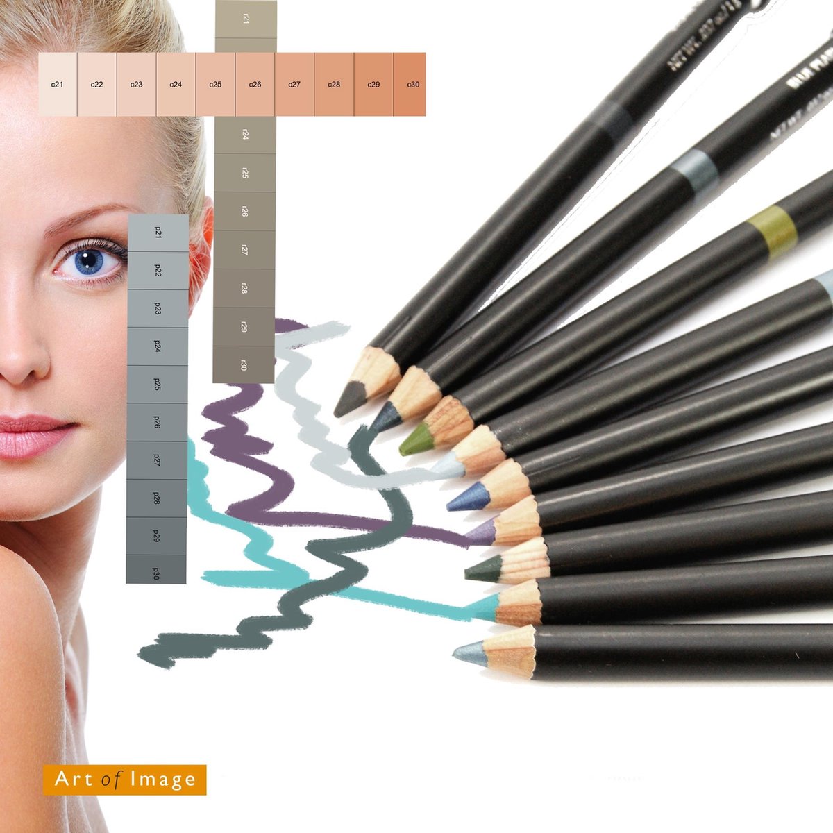 Art of Image eyepencil powderliner 16 Aqua