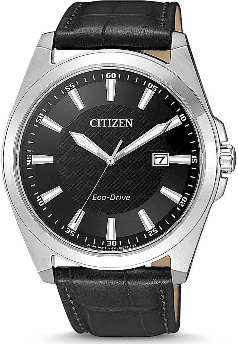 Citizen BM7108-14E Horloge - Leer - Zwart - Ø 41 mm