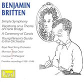 Britten: Simple Symphony, etc / Neel, Sargent, et al