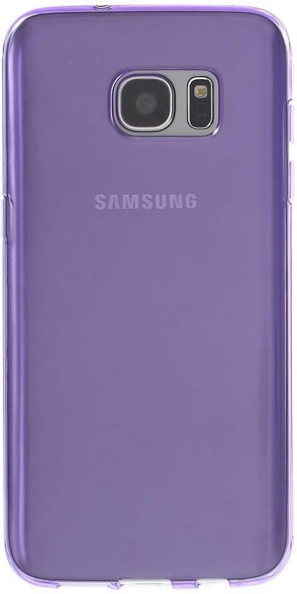 Coque Samsung S7 Edge - Violet | Samsung Galaxy S7 Edge | Coque arrière  rigide noire | bol