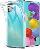 LitaLife Samsung Galaxy A51 TPU Transparant Siliconen Back cover