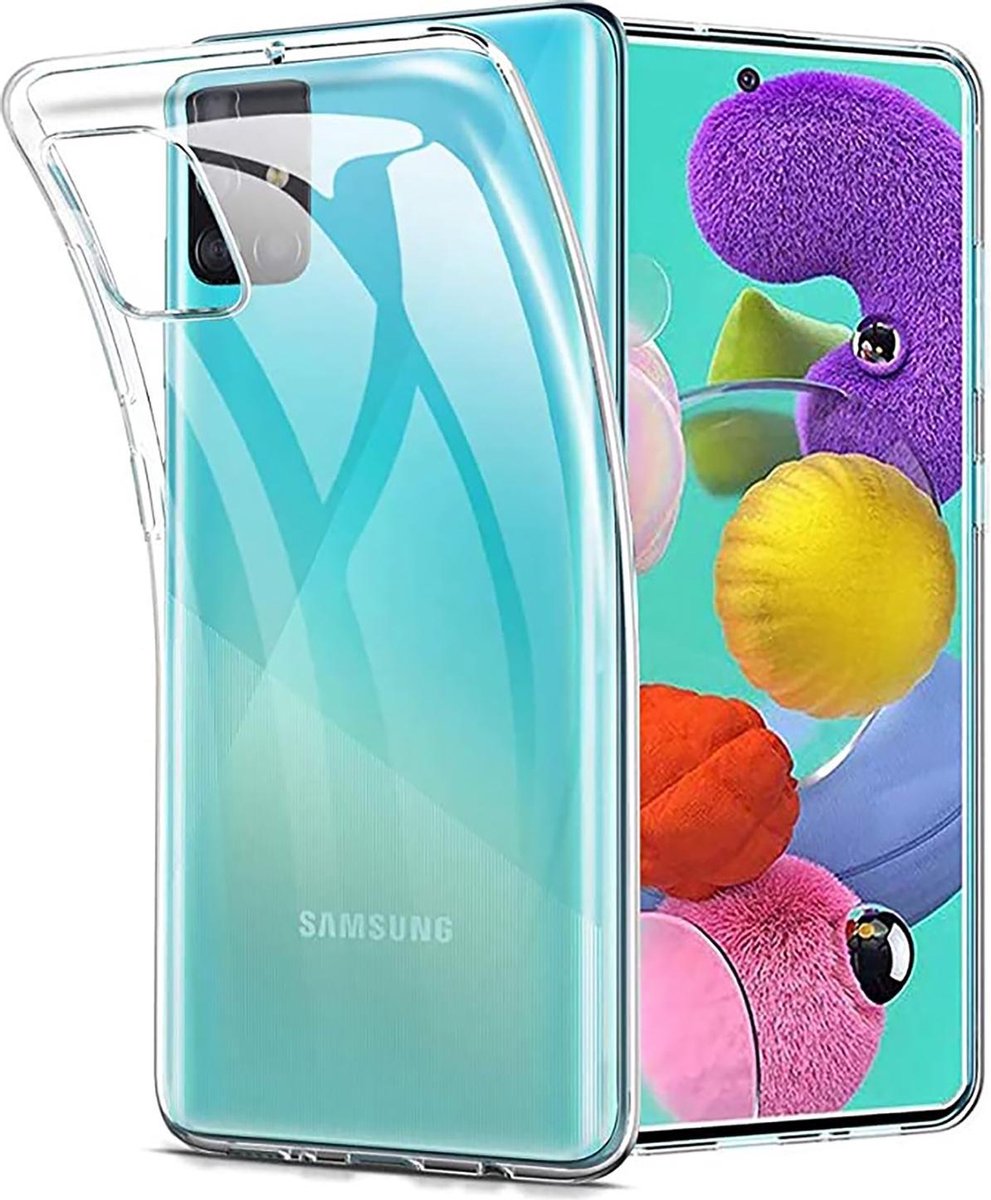 LitaLife Samsung Galaxy A51 TPU Transparant Siliconen Back cover