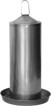 Duvo+ Drinkklok voor pluimvee roestvrij staal 9L - 36x36x35cm