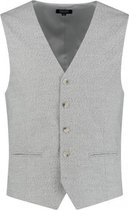 GENTS | Gilet Heren | Katoen |  slubgaren beige Maat XXL