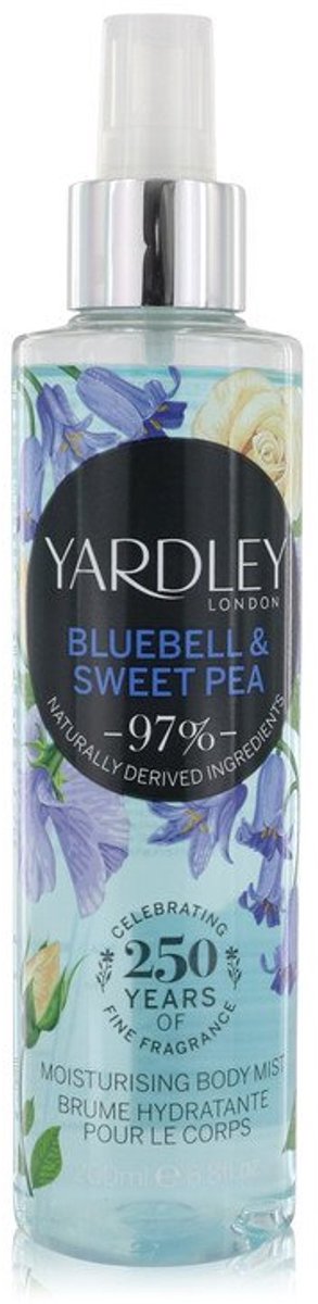 Yardley Bluebell & Sweet Pea by Yardley London 200 ml - Moisturizing Body Mist