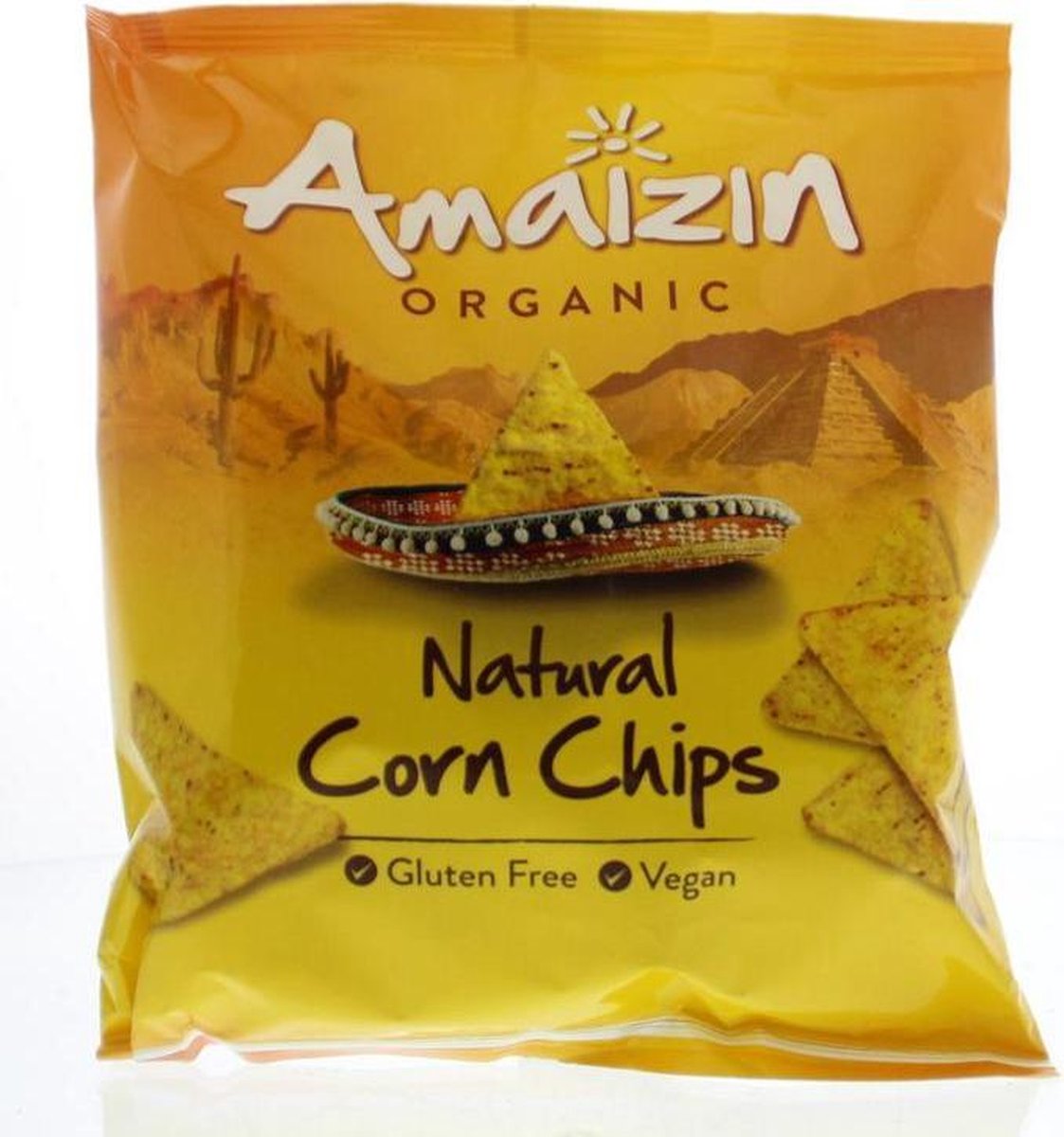 Amaizin Organic Corn Chips Natural, 75g