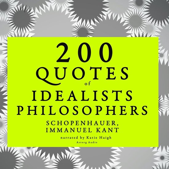 200 quotes of Idealist philosophers: Kant & Schopenhauer - cover