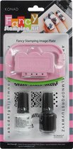 KONAD nagel stamping set FANCY, 5-delig set.