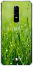 OnePlus 6 Hoesje Transparant TPU Case - Morning Dew #ffffff