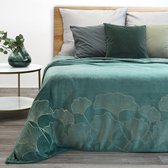 Luxe bed_deken_Brulo_Polyester_sprei_150x200 cm_Gewicht-250 GSM GSM__turkoois