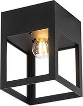 QAZQA cela - Moderne Plafondlamp - 1 lichts - L 13.2 cm - Zwart -  Woonkamer | Slaapkamer | Keuken
