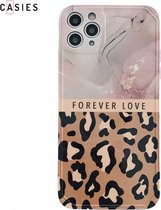 Casies Apple iPhone 11 Pro Leopard Marble case - Panterprint & marmer telefoonhoesje