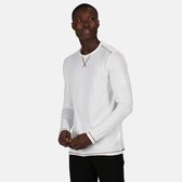 Regatta Longsleeve Karter Ii Heren Polykatoen Wit Mt Xxl