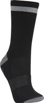 Trespass Mens Radiate Reflective Detail Outdoor Socks (Pack Of 3) (Black)