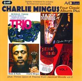 Four Classic Albums Plus (Blues And Roots / Mingus Three: Trio / Jazz Portraits / Jazzical Moods Vol 1)